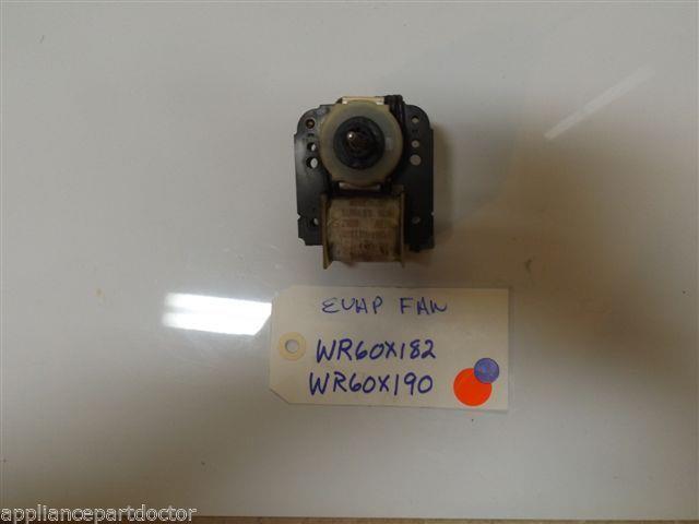 REFRIGERATOR WR60X182 WR60X190 EVAPORATOR MOTOR without blade USED PART REFRIGERATOR WR60X182 WR60X190 EVAPORATOR MOTOR without blade USED PART